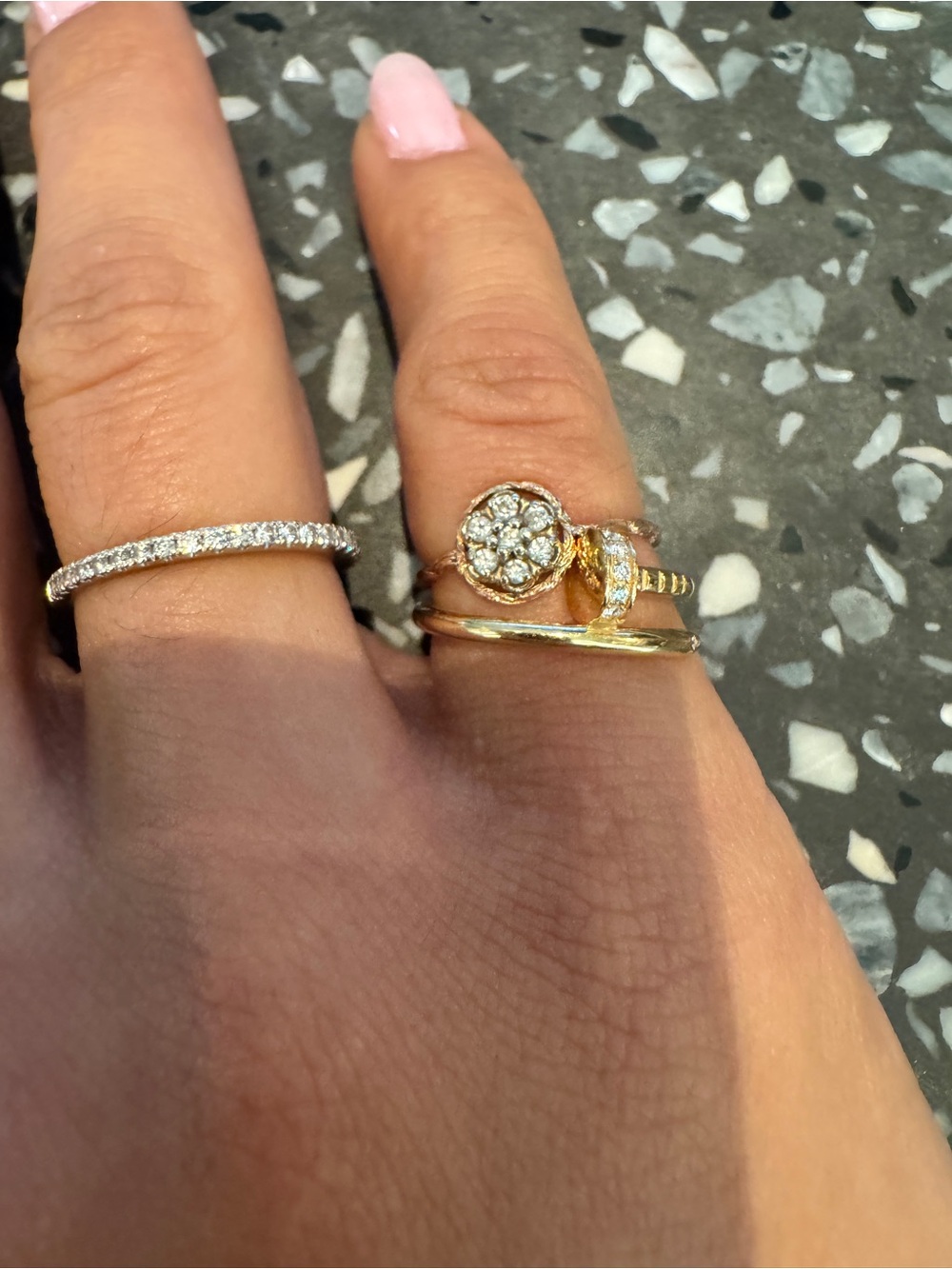 Diamond Ring 14k Rose Gold